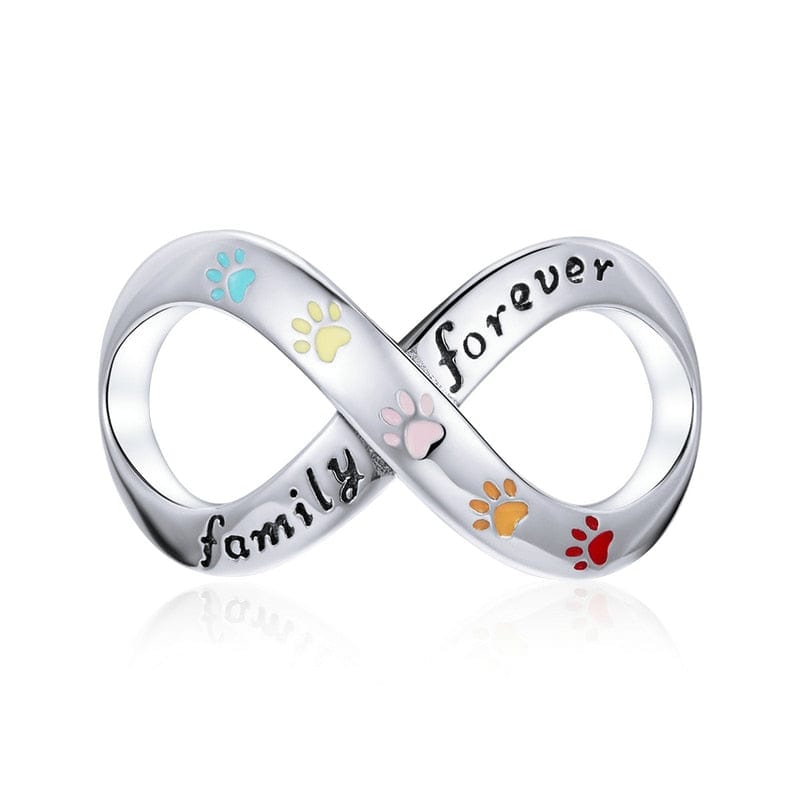 Fine and Yonder Charms & Pendants Infinity Paw Charm