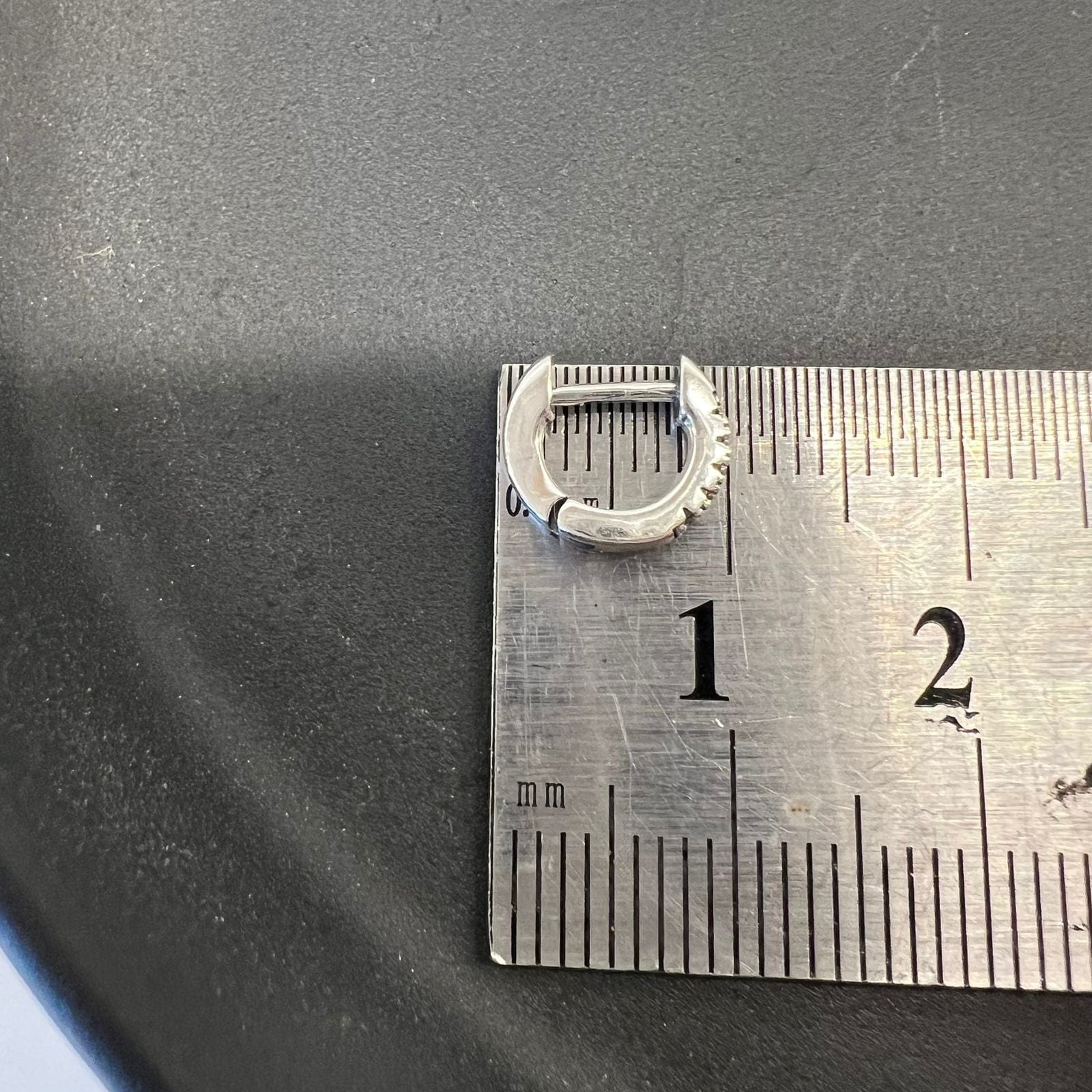 Fine and Yonder Earrings Mini Zircon Huggie