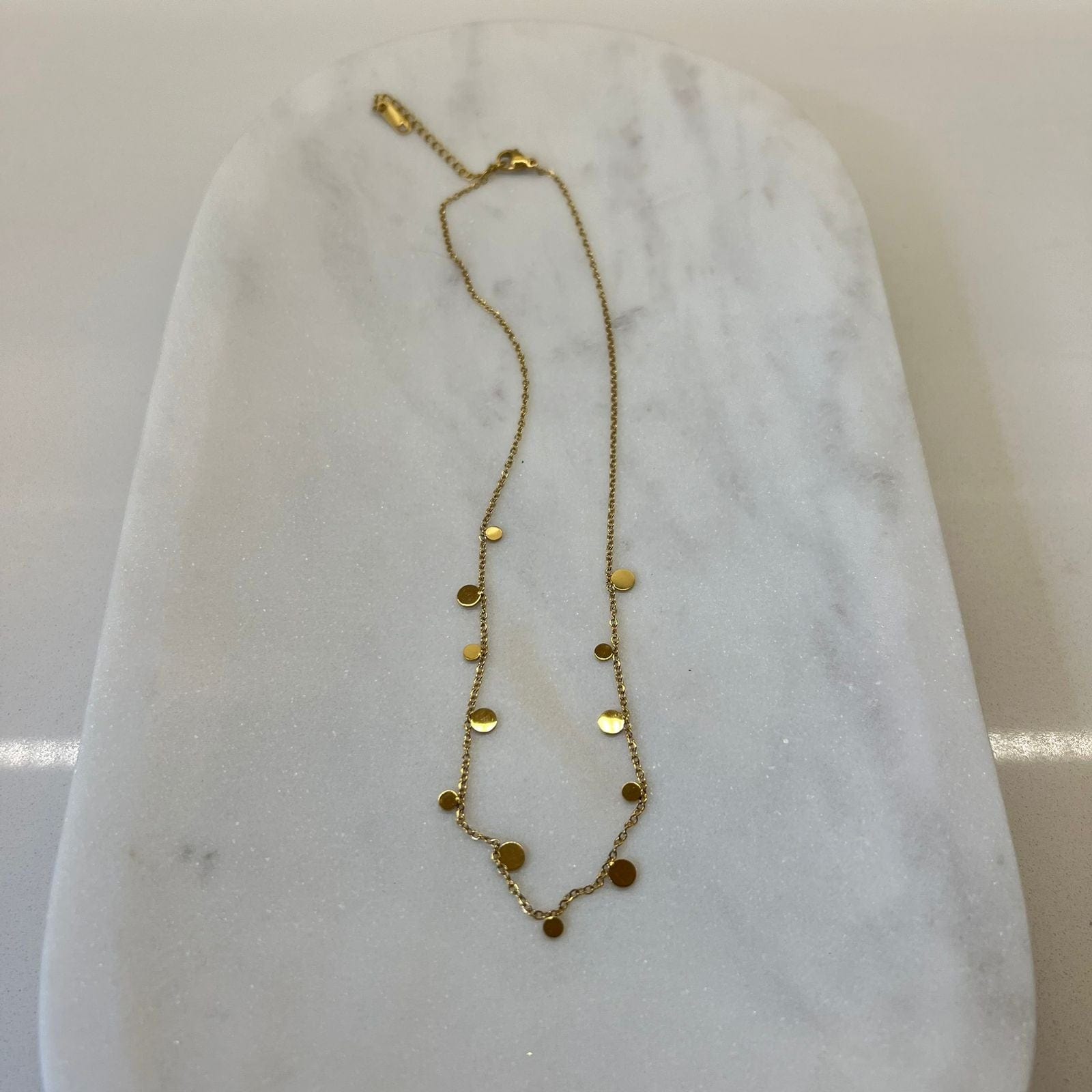 Fine and Yonder Necklaces Gold Disc Necklace