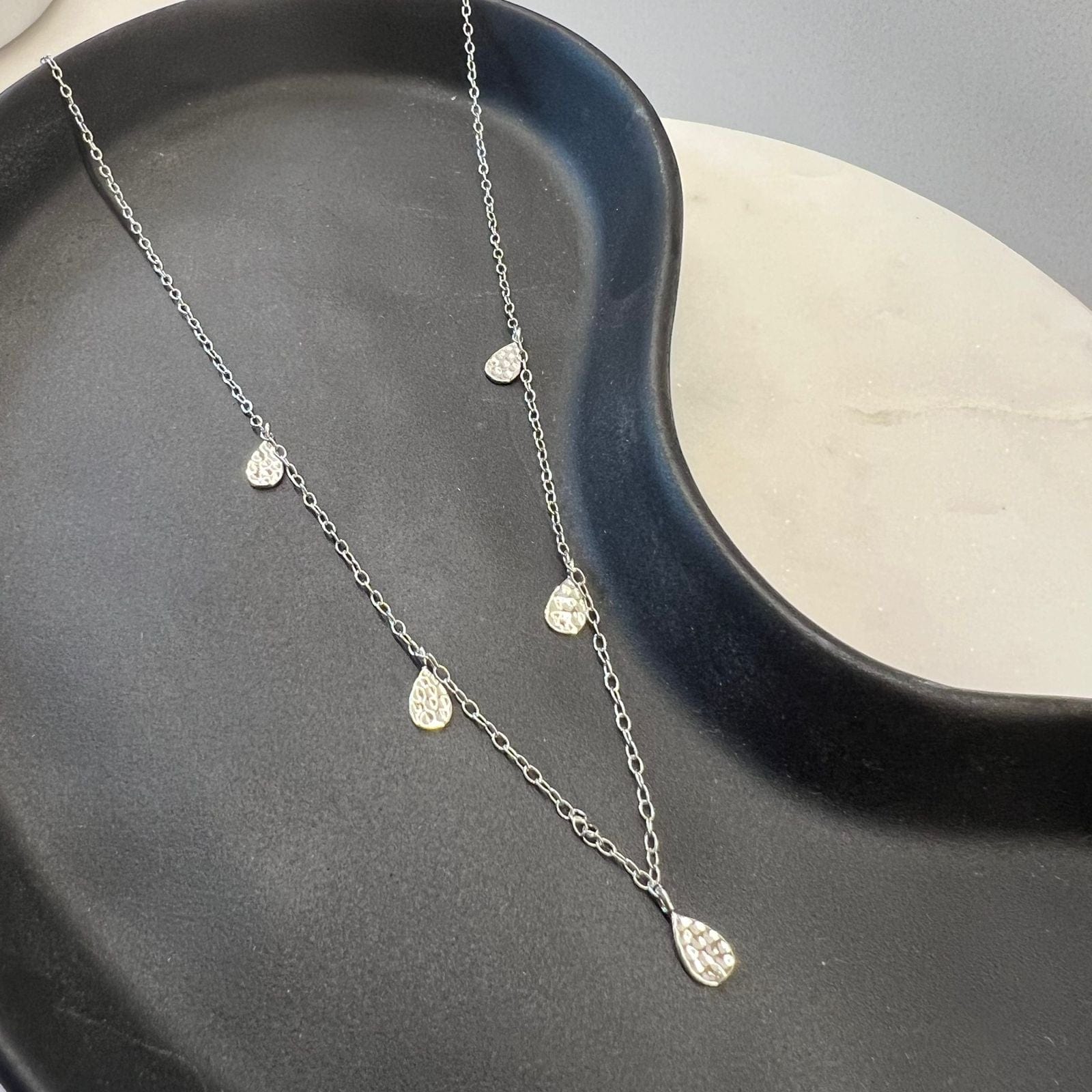 Fine and Yonder Necklaces Waterdrop Sterling Silver Necklace