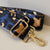 Suprene Bags Bag Accessories Blue Leopard Print Bag Strap Collection