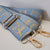 Suprene Bags Bag Accessories Blue Stirrup Pattern Bag Strap Collection