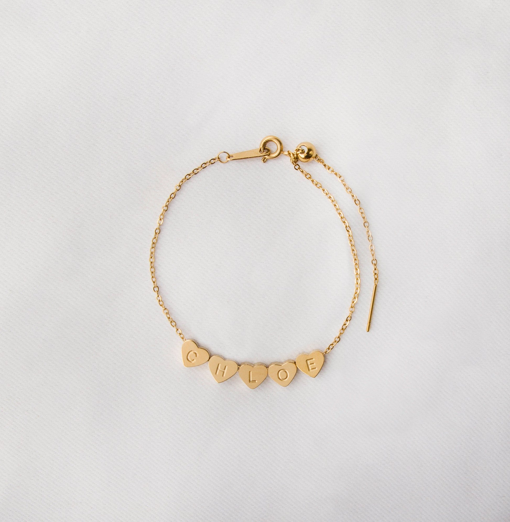 Fine and Yonder Anklets Heart Bead Anklet