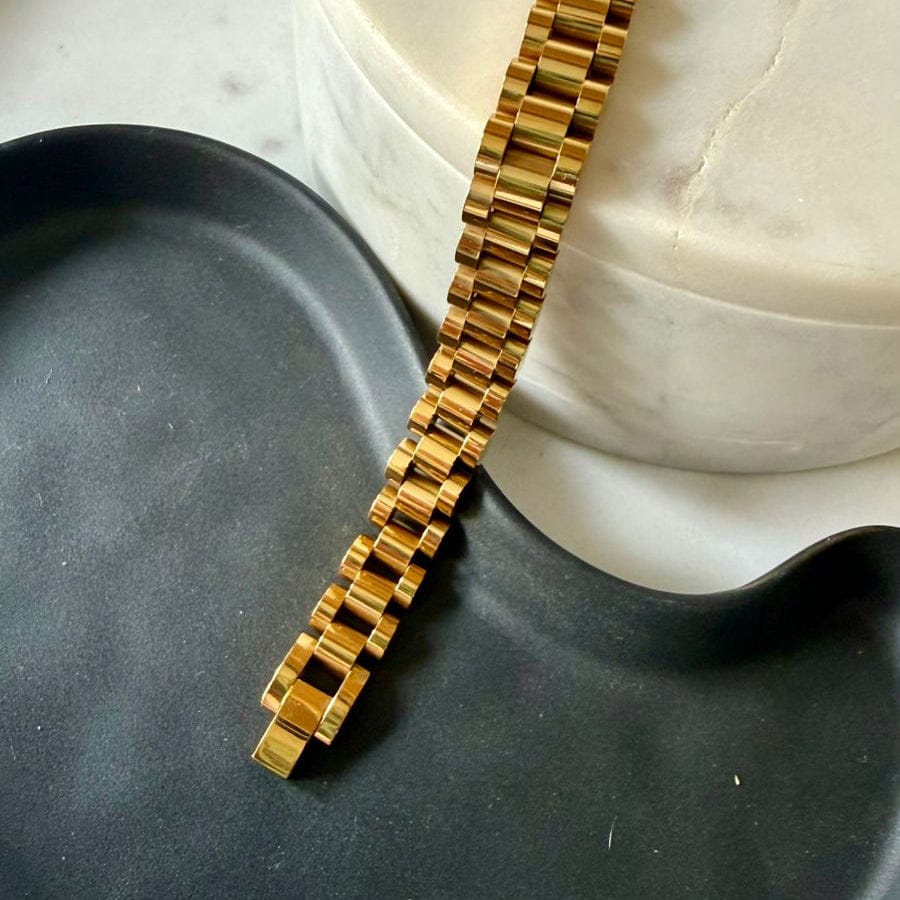 Fine and Yonder Bracelets 25CM Watchband Strap Gold