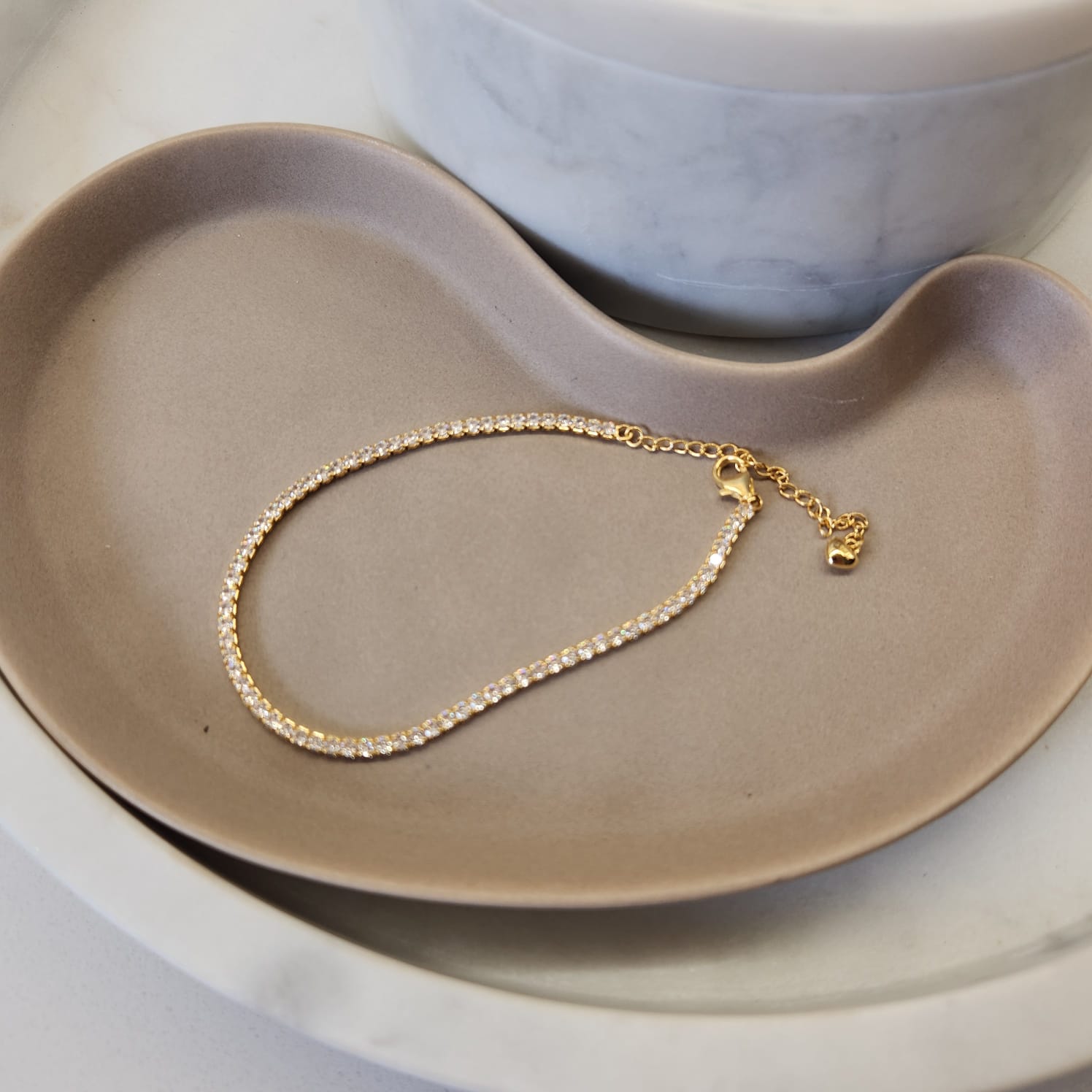 Fine and Yonder Bracelets Gold | Clasp Type Sterling Silver Tennis Bracelet