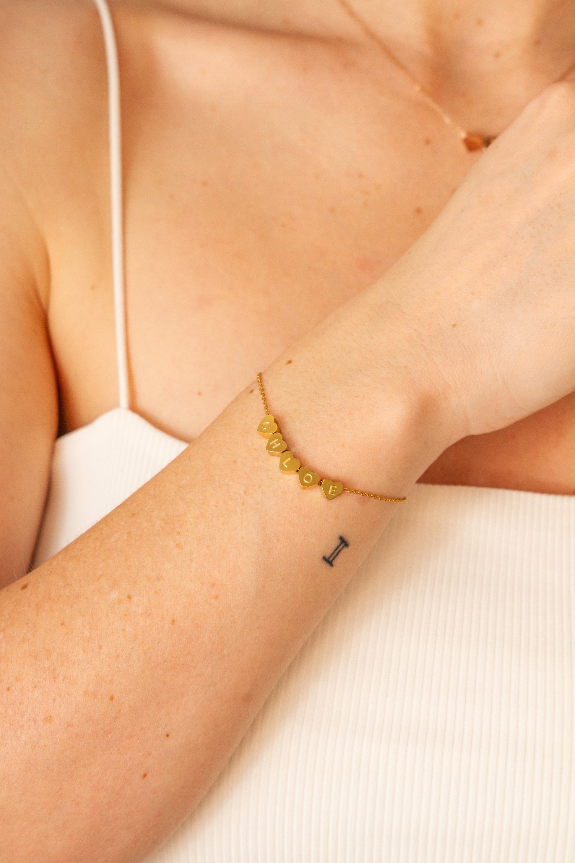 Fine and Yonder Bracelets Heart Bead Bracelet