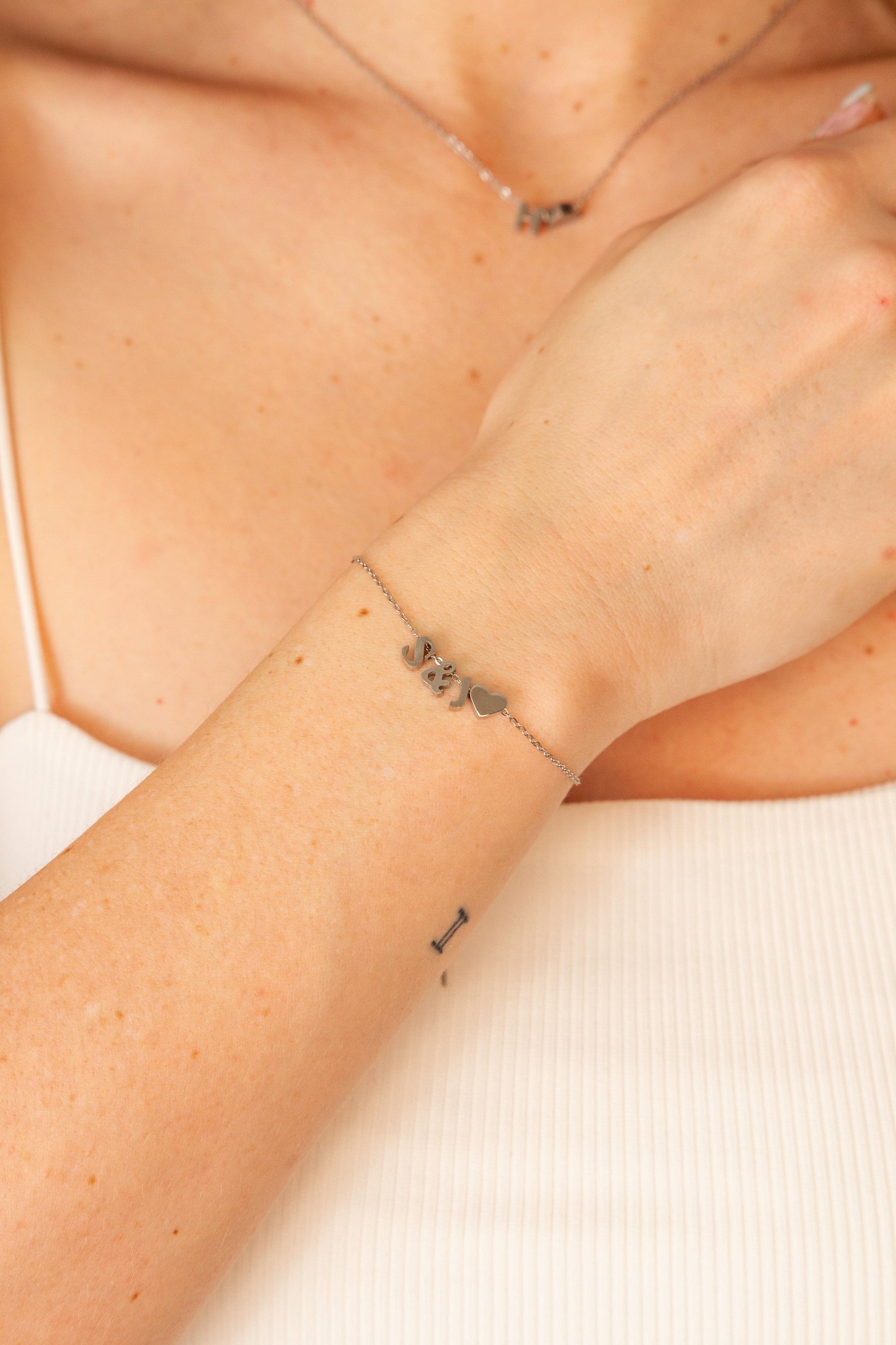 Fine and Yonder Bracelets Letter Bracelet