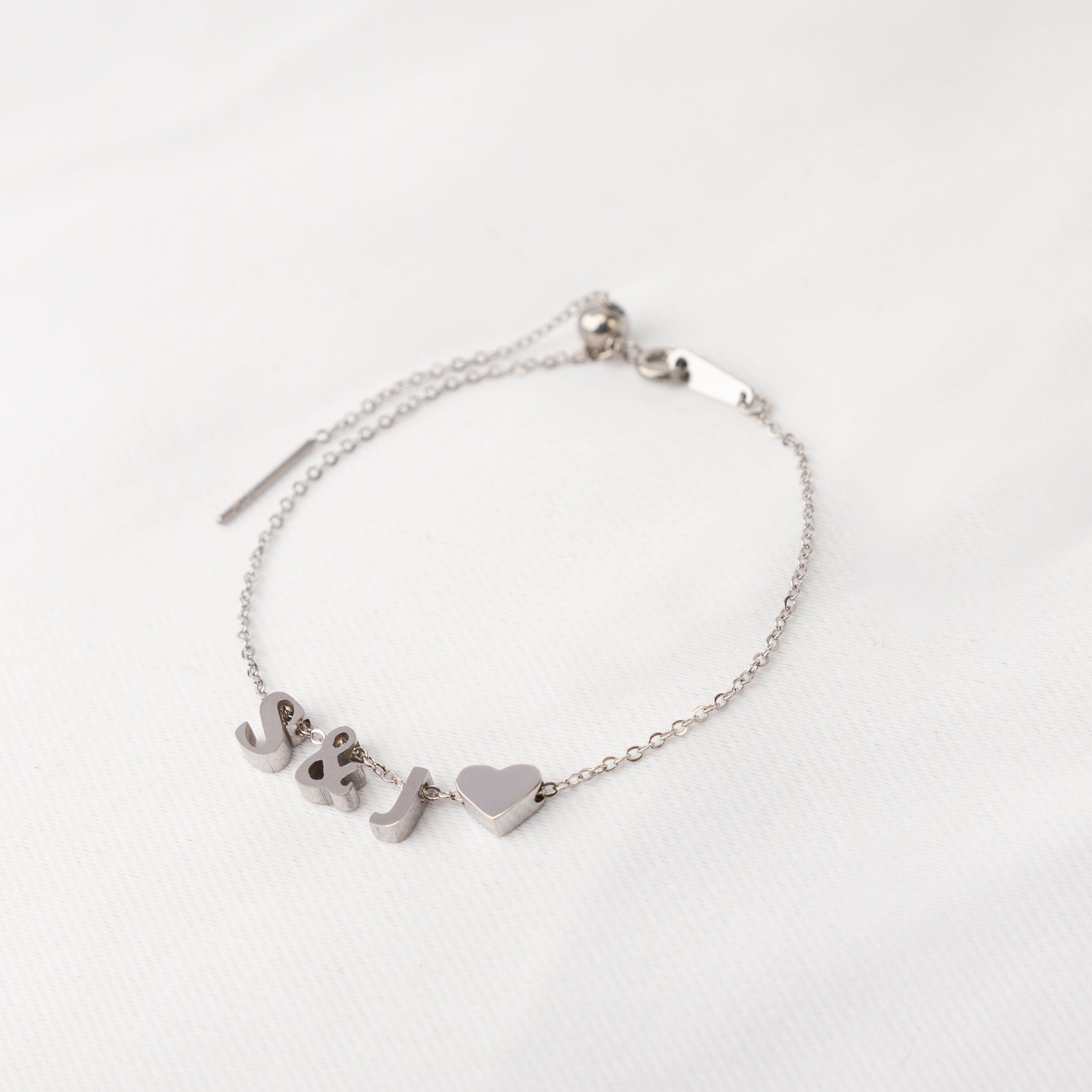 Fine and Yonder Bracelets Letter Bracelet