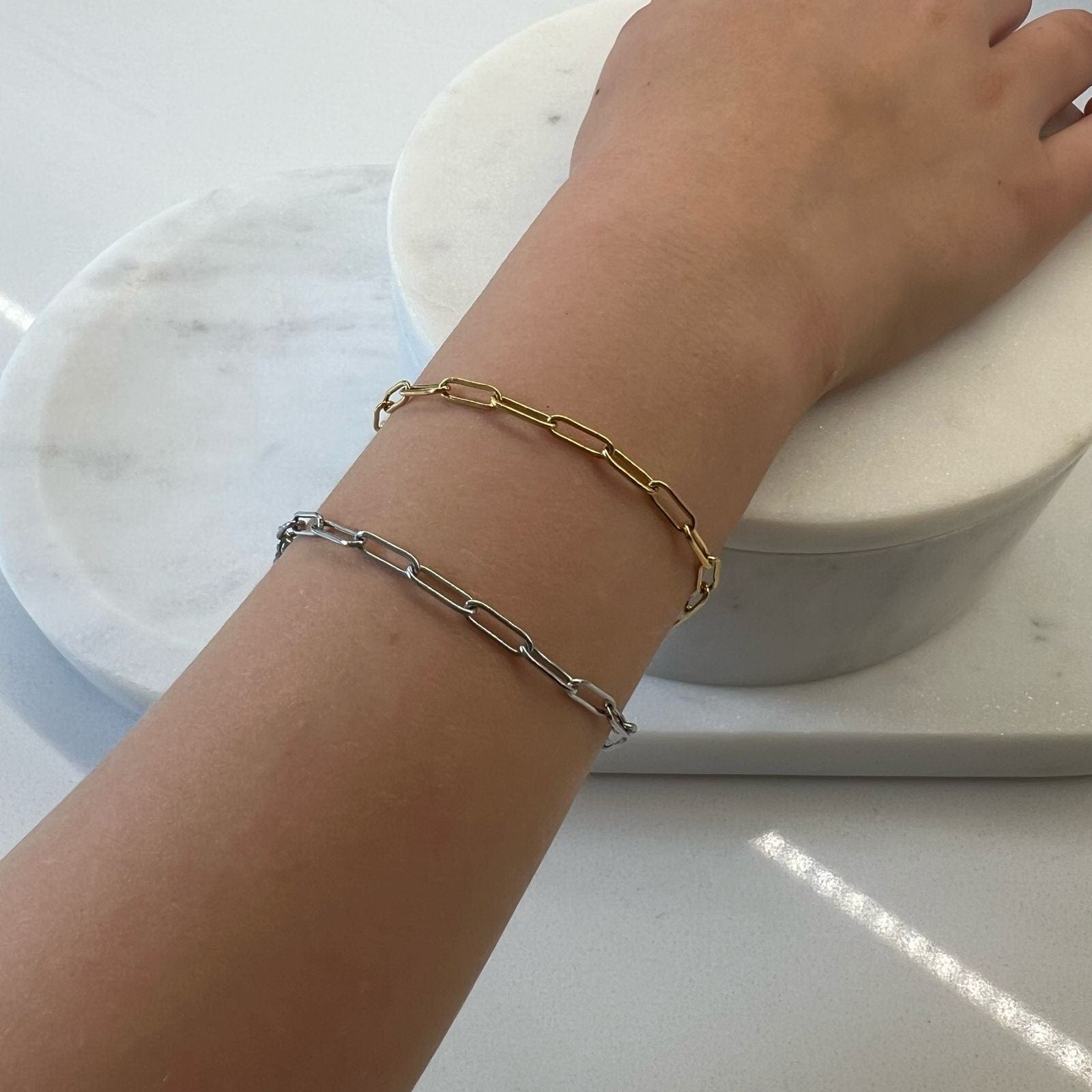 Fine and Yonder Bracelets Paper Clip Bracelet