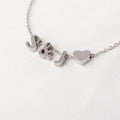 Fine and Yonder Bracelets Silver Letter Bracelet