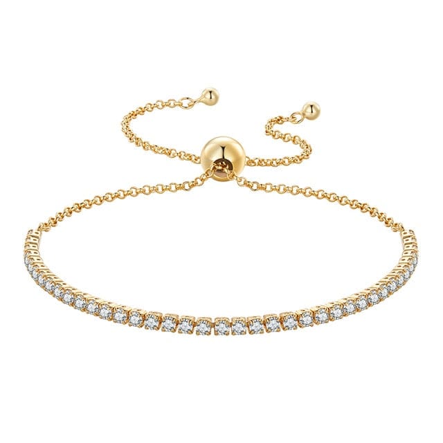 Fine and Yonder Bracelets Sterling Silver Tennis Bracelet