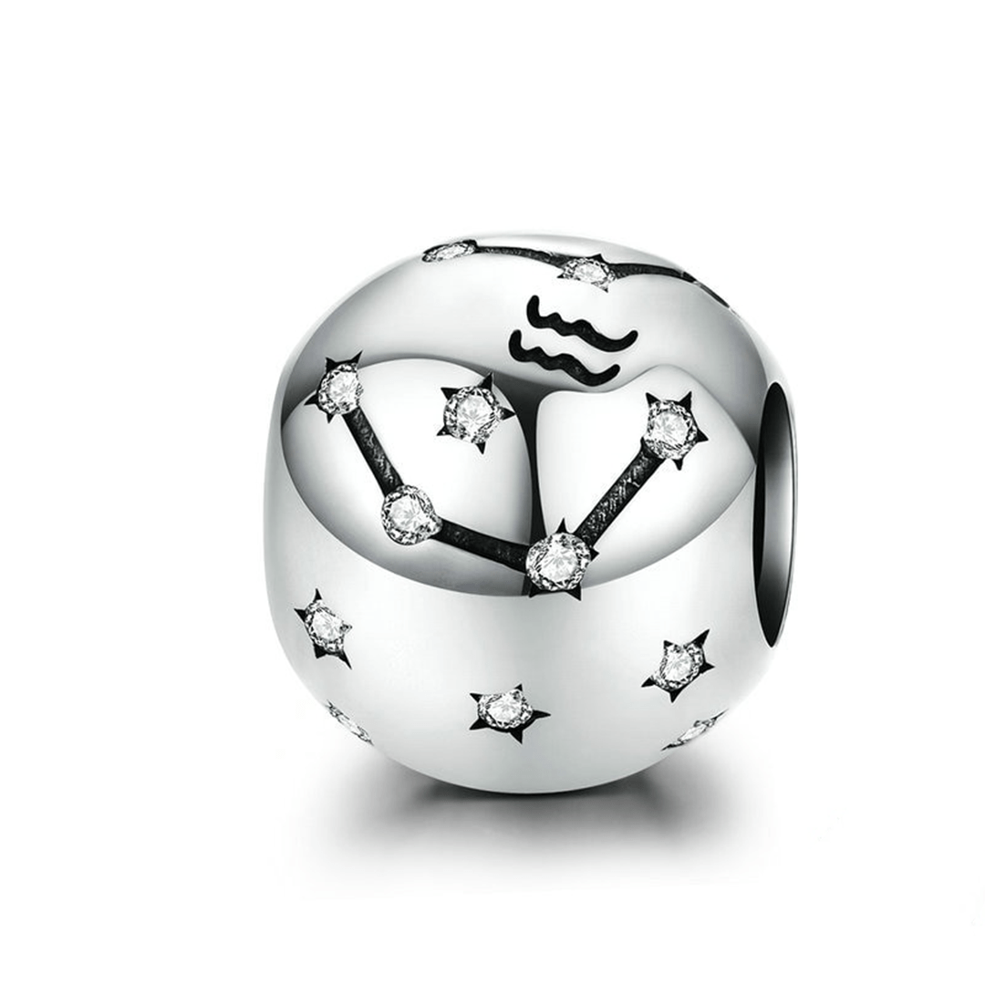 Fine and Yonder Charms & Pendants Aquarius Zodiac Sign Charm