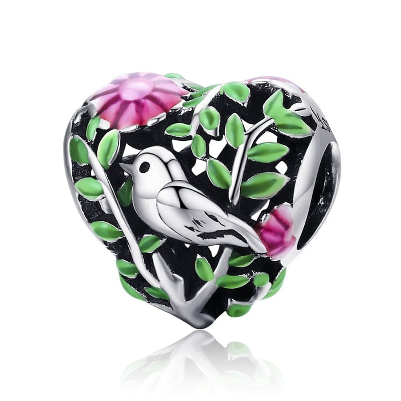 Fine and Yonder Charms & Pendants Bird in the Woods Charm