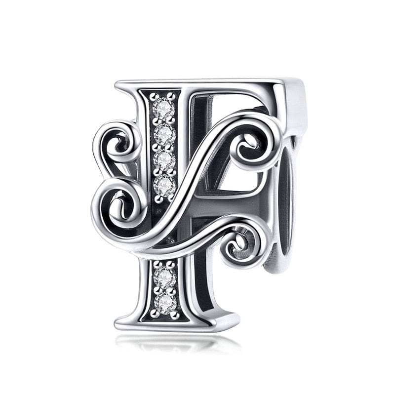 Fine and Yonder Charms & Pendants F Vintage Alphabet Charm