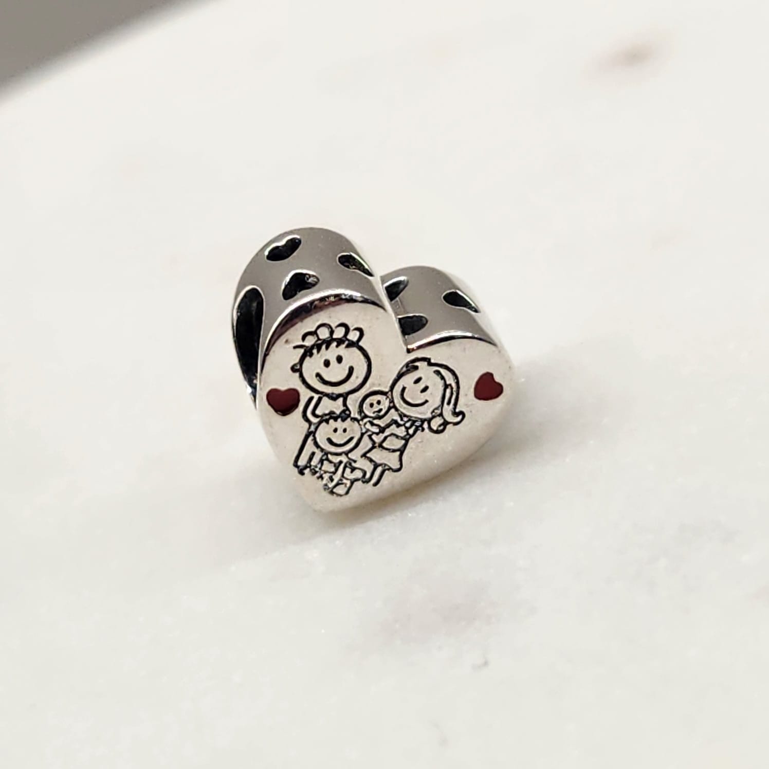 Fine and Yonder Charms & Pendants Family Heart Charm