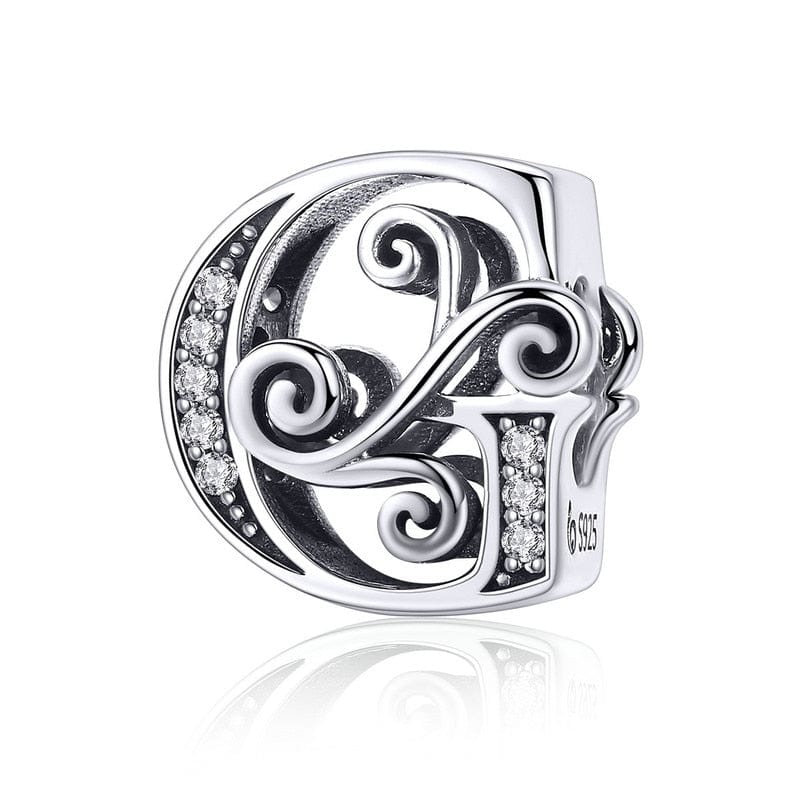 Fine and Yonder Charms & Pendants G Vintage Alphabet Charm