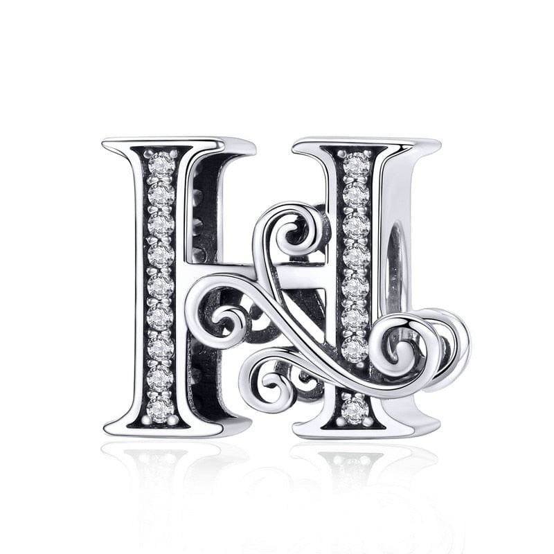 Fine and Yonder Charms & Pendants H Vintage Alphabet Charm