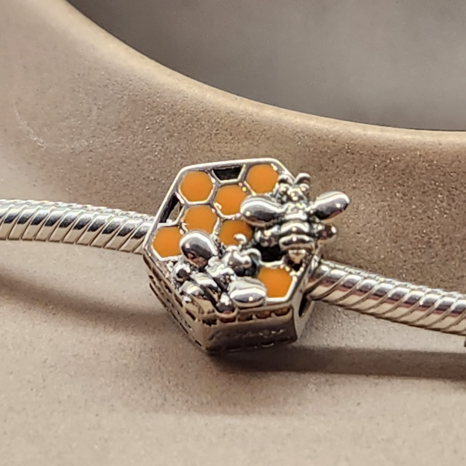 Fine and Yonder Charms & Pendants Honeycomb Charm