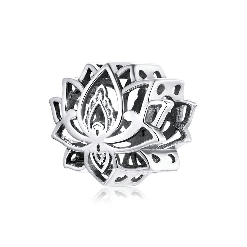 Fine and Yonder Charms & Pendants Lotus Flower Charm