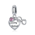 Fine and Yonder Charms & Pendants Loving Sister Pendant Charm