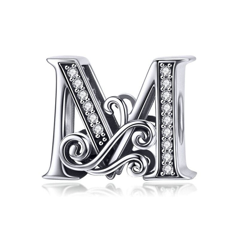 Fine and Yonder Charms & Pendants M Vintage Alphabet Charm