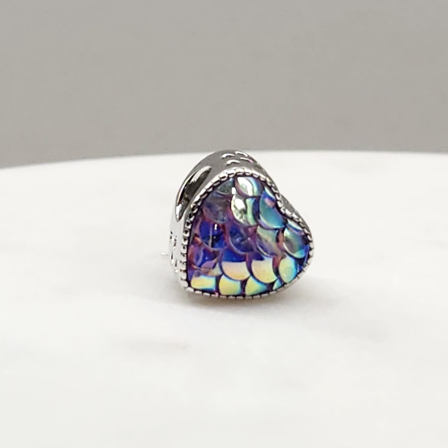 Fine and Yonder Charms & Pendants Mermaid Heart Charm