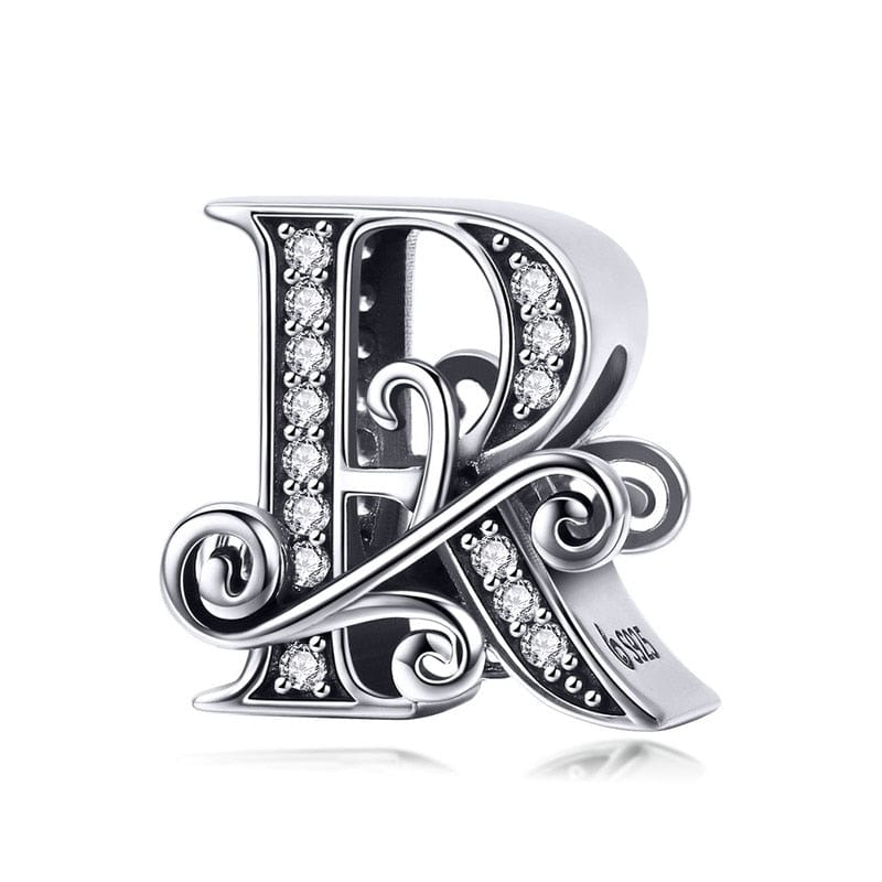 Fine and Yonder Charms & Pendants R Vintage Alphabet Charm
