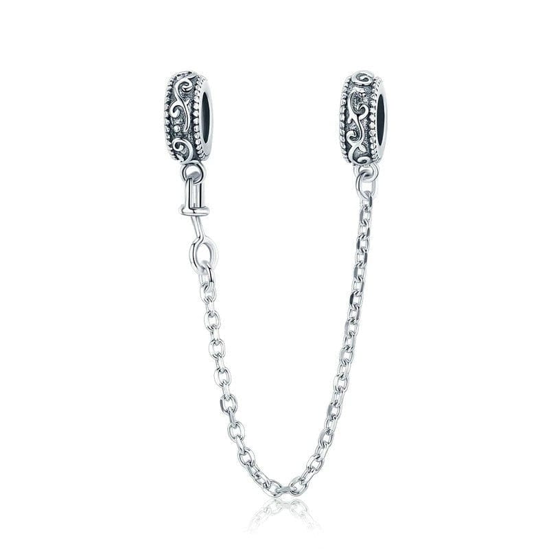 Fine and Yonder Charms & Pendants Sterling Silver Safety Chain