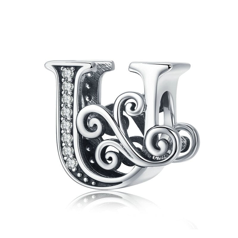 Fine and Yonder Charms & Pendants U Vintage Alphabet Charm