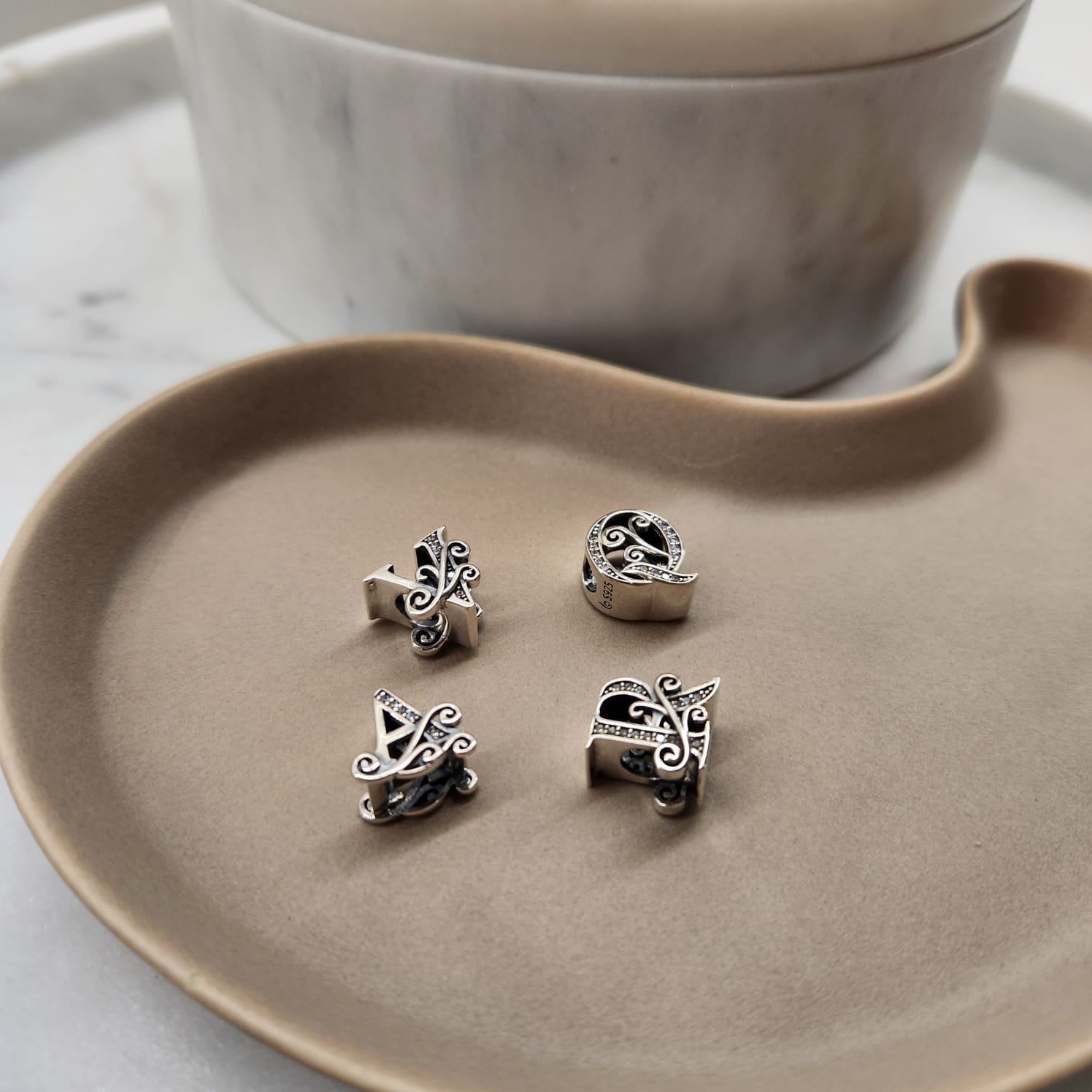 Fine and Yonder Charms & Pendants Vintage Alphabet Charm