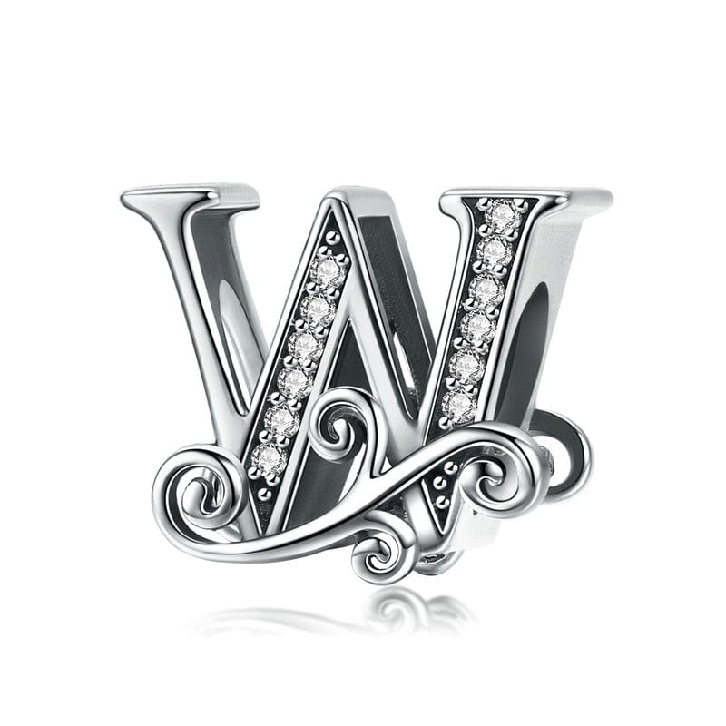 Fine and Yonder Charms & Pendants W Vintage Alphabet Charm