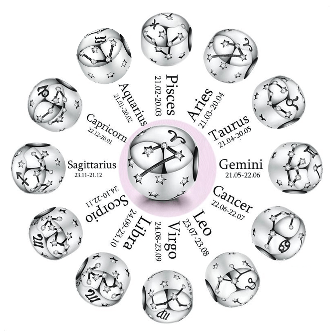 Fine and Yonder Charms & Pendants Zodiac Sign Charm