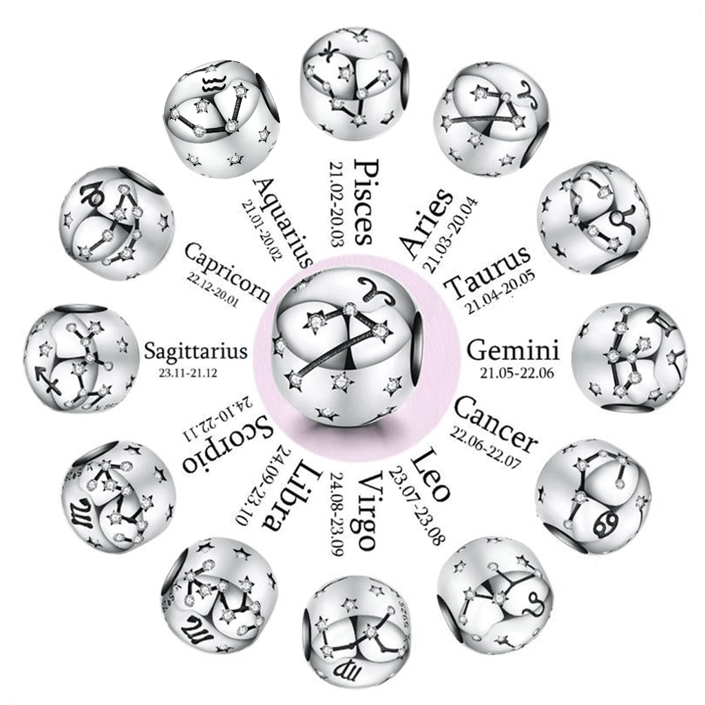 Fine and Yonder Charms & Pendants Zodiac Sign Charm
