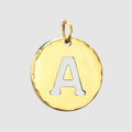 Fine and Yonder Necklaces A White & Gold Initial Necklace