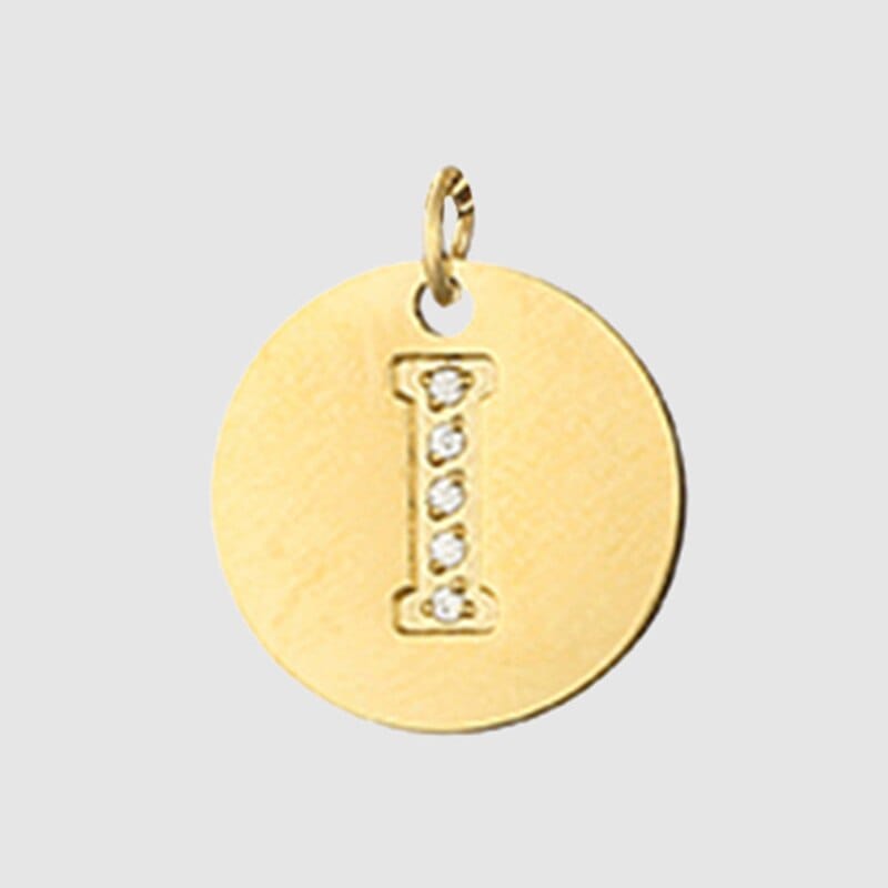 Fine and Yonder Necklaces I Zircon Stone Letter Necklace