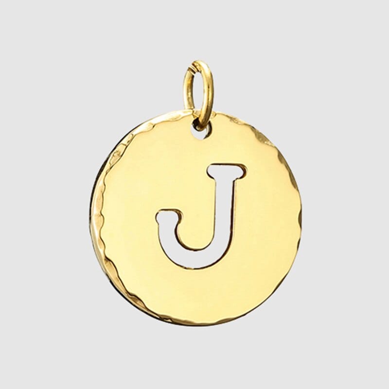 Fine and Yonder Necklaces J White & Gold Initial Necklace