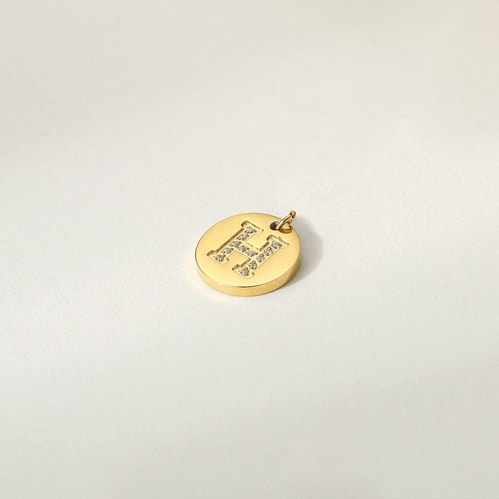 Fine and Yonder Necklaces Zircon Stone Letter Necklace