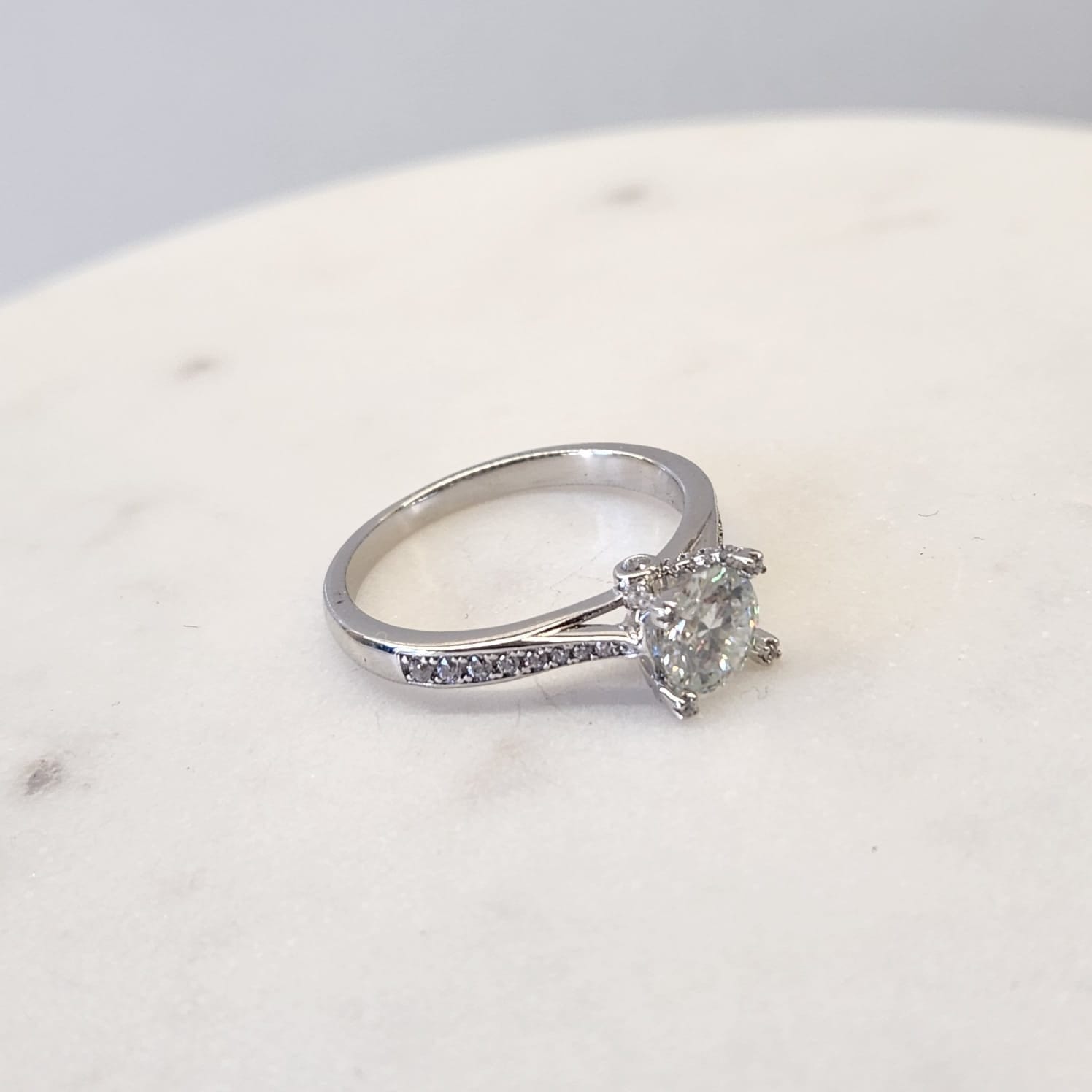 Fine and Yonder Rings Ava Moissanite Ring