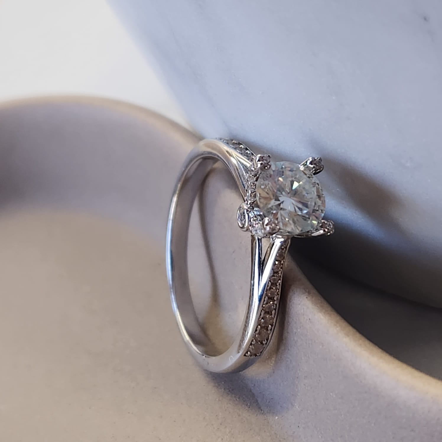 Suprene Collective Ava Moissanite Ring