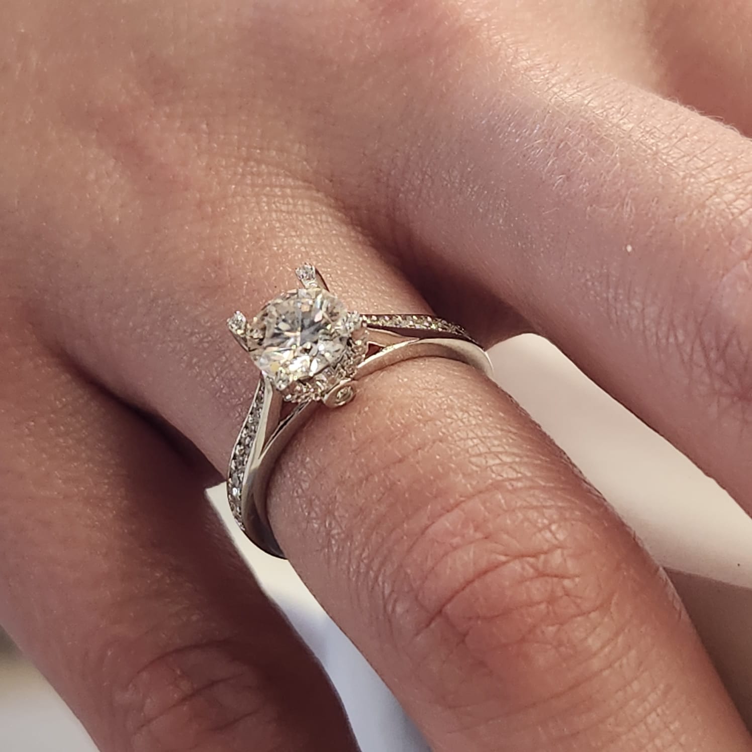 Fine and Yonder Rings Ava Moissanite Ring