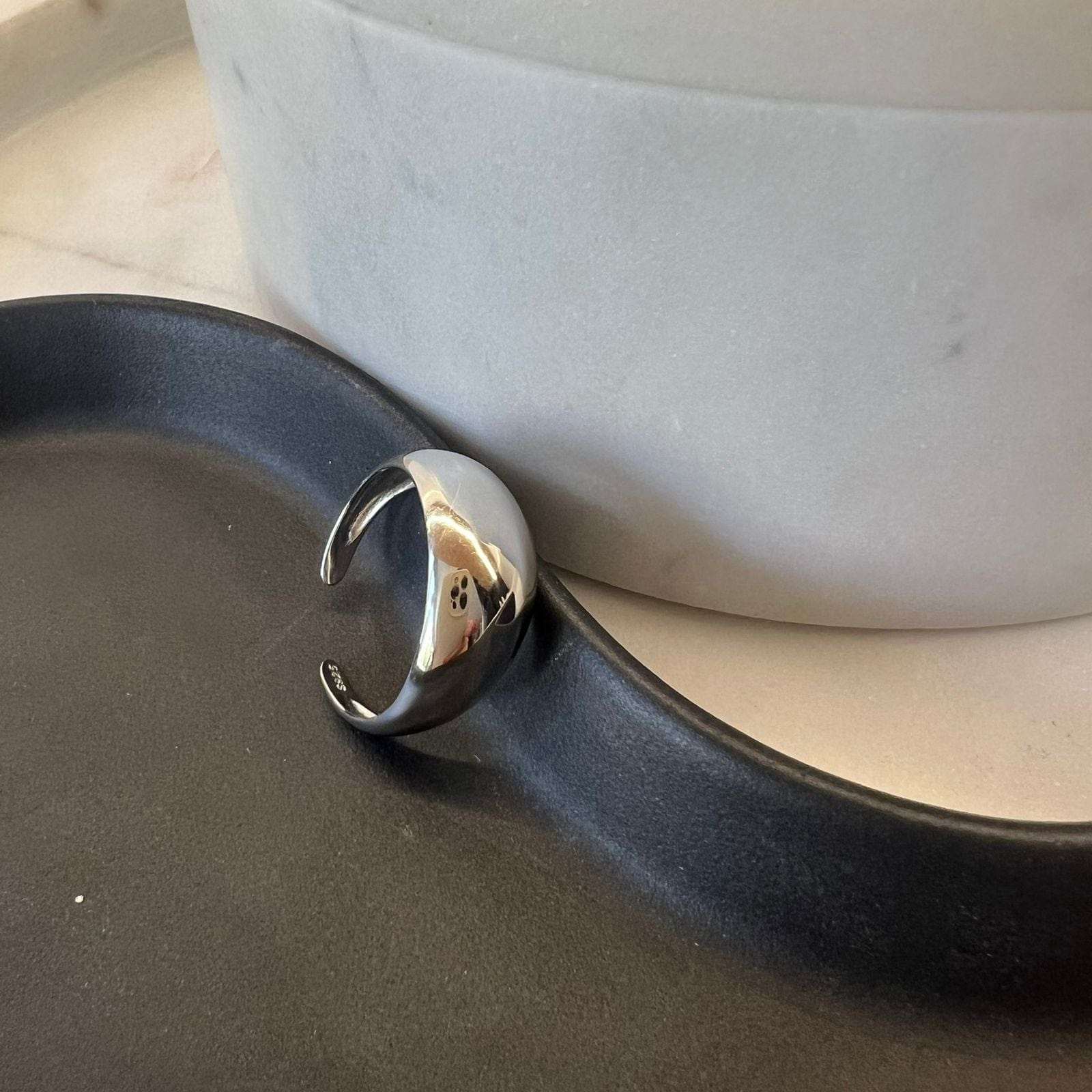 Fine and Yonder Rings Dome Ring Adjustable size