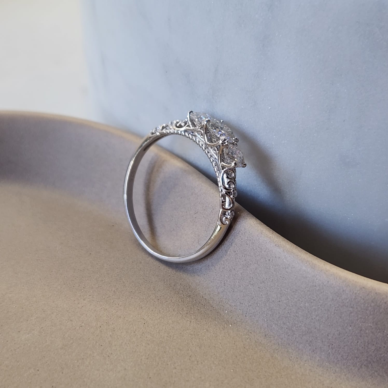 Suprene Collective Grace Moissanite Ring