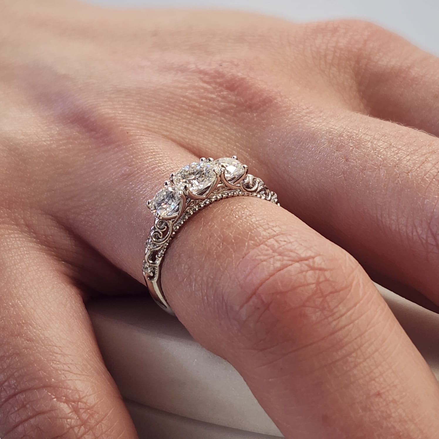 Fine and Yonder Rings Grace Moissanite Ring