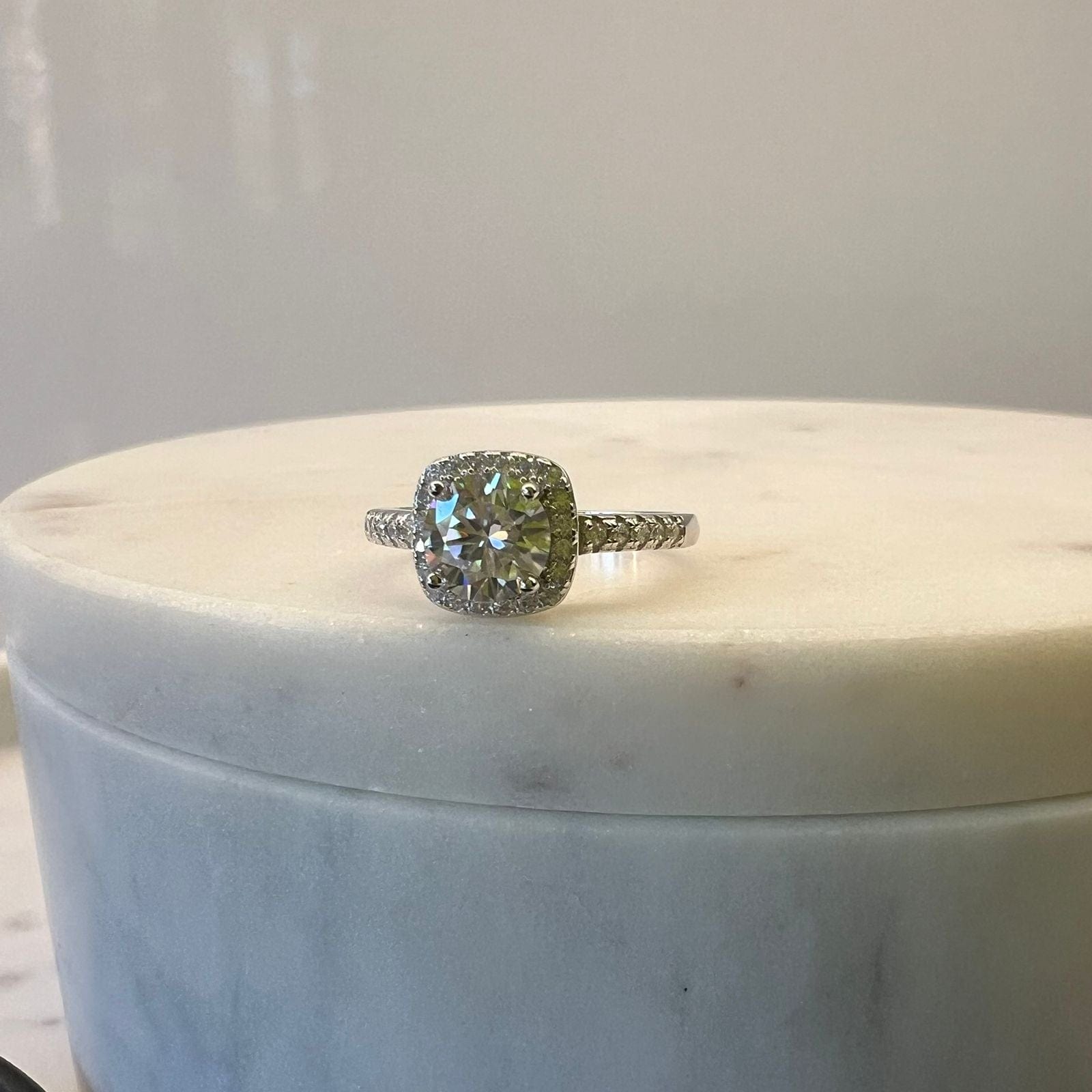 Suprene Collective Luna Moissanite Ring