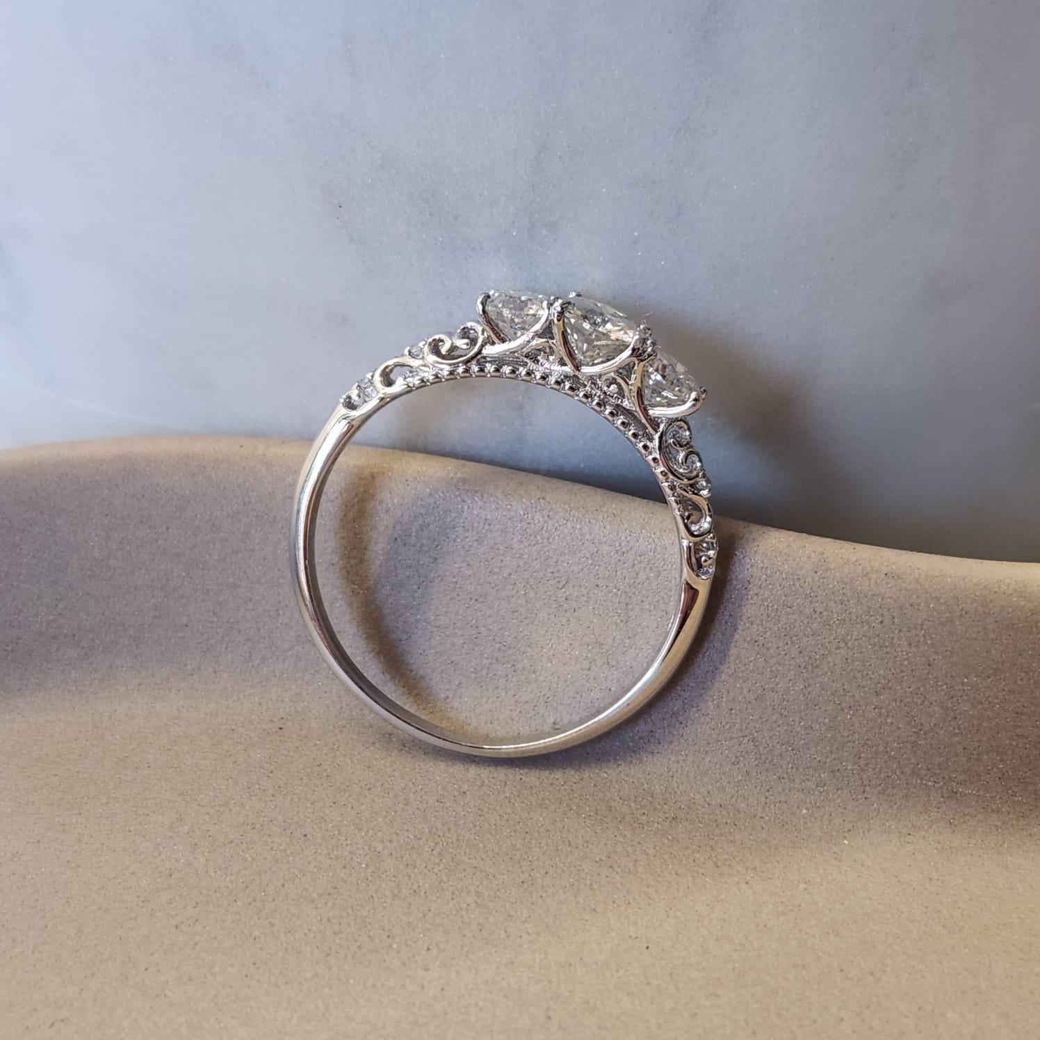 Suprene Collective Grace Moissanite Ring