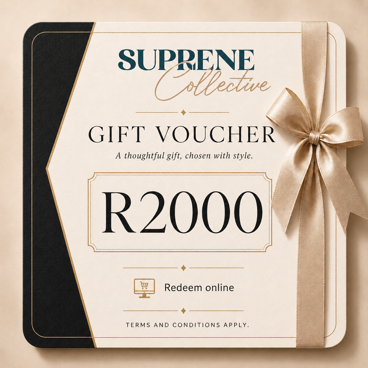 Suprene Bags Gift Card R 2000.00 Suprene Gift Card