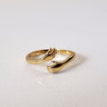 Suprene Bags Gold Sterling Silver Hug Ring