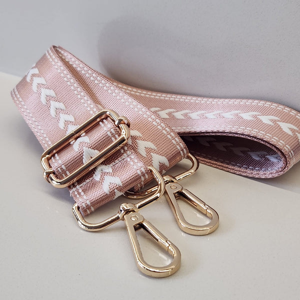 lv straps for bags cream