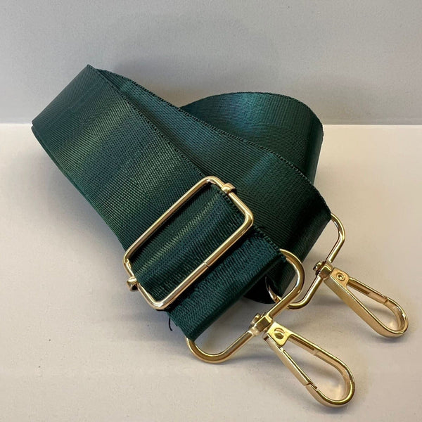 Suprene Bags Handbag & Wallet Accessories Bag Strap - Bottle Green