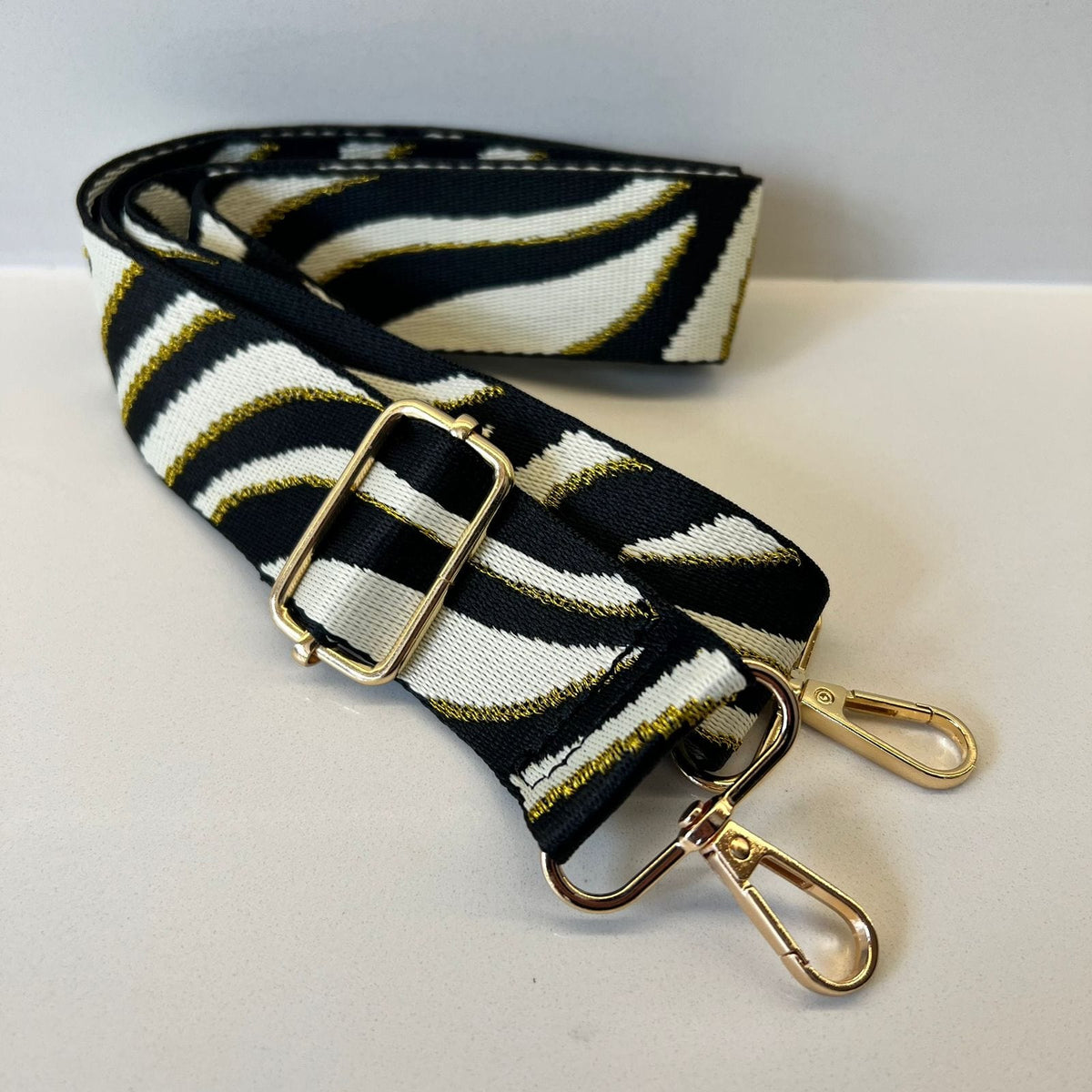 Bag Strap Zebra Gold Suprene Bags